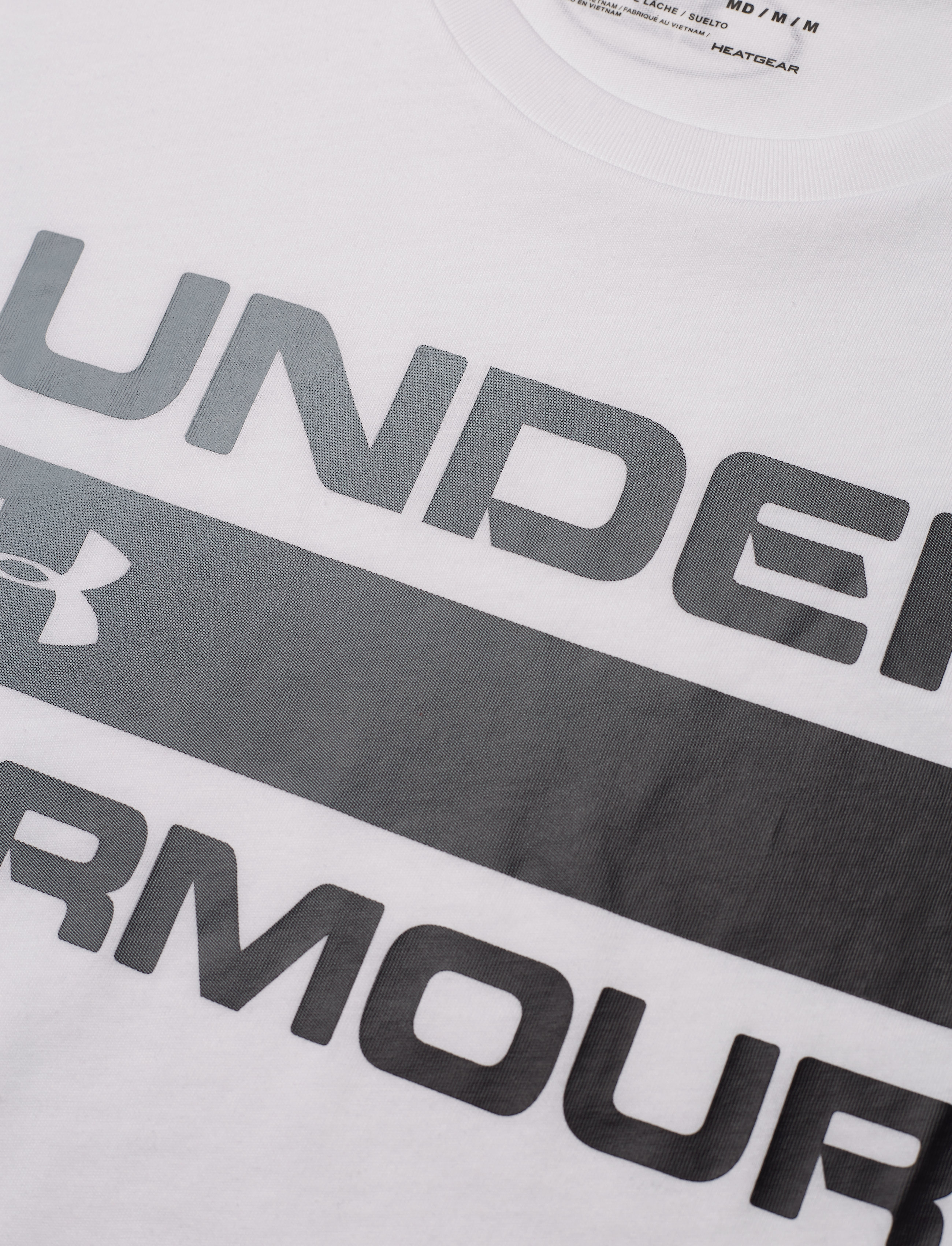 Under Armour - UA TEAM ISSUE WORDMARK SS - oberteile & t-shirts - white - 3