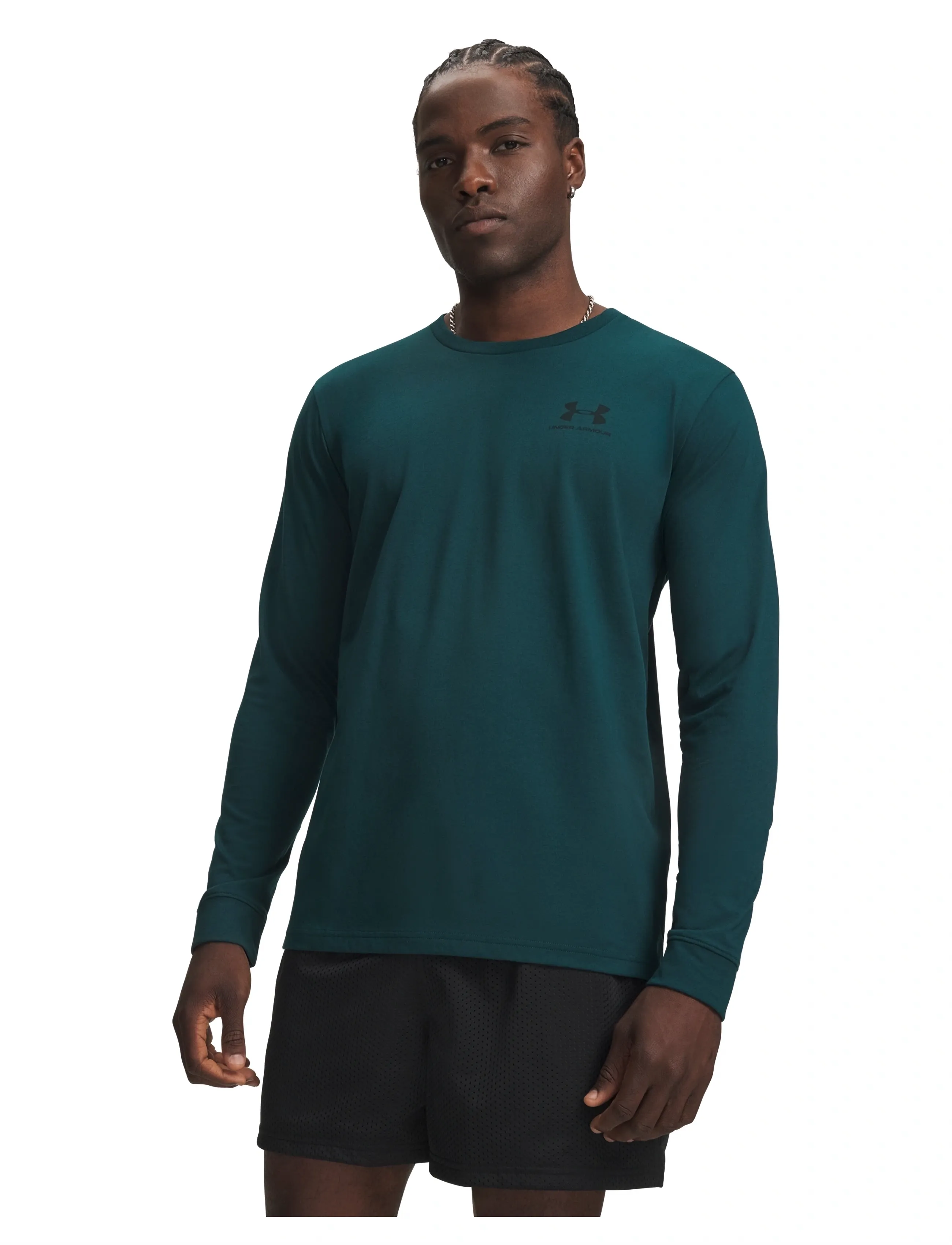 Under Armour - UA SPORTSTYLE LEFT CHEST LS - langarmshirts - arden green - 0