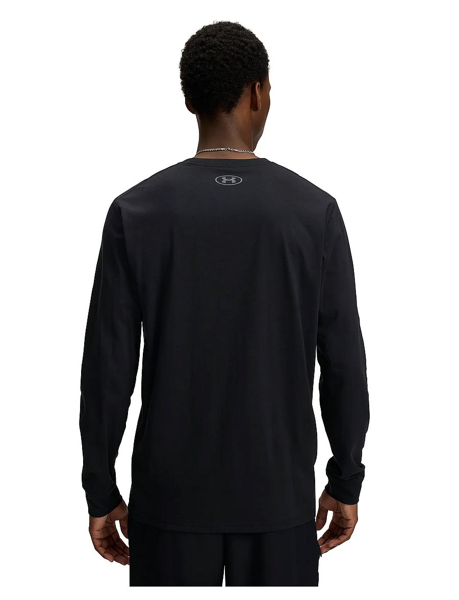 Under Armour - UA SPORTSTYLE LEFT CHEST LS - langarmshirts - black - 3