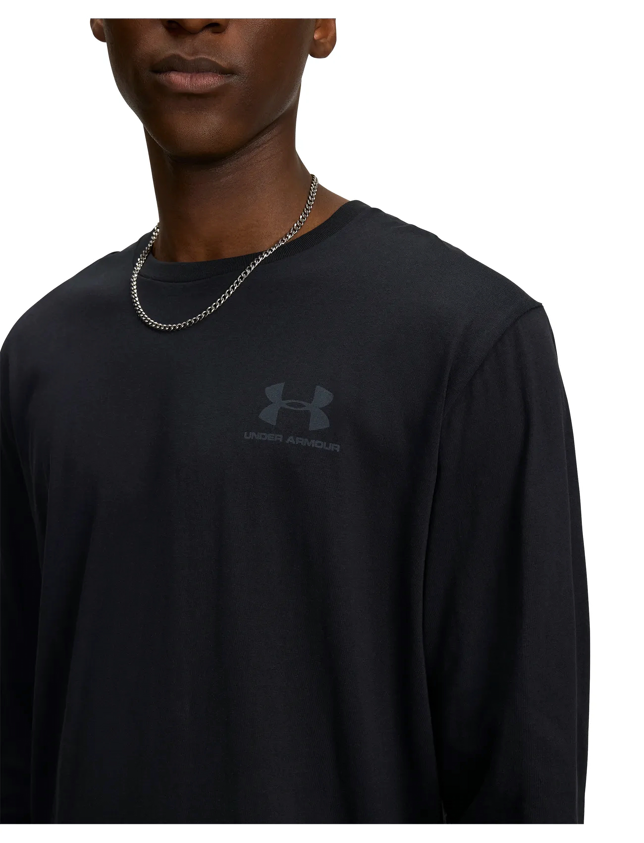 Under Armour - UA SPORTSTYLE LEFT CHEST LS - black - 4