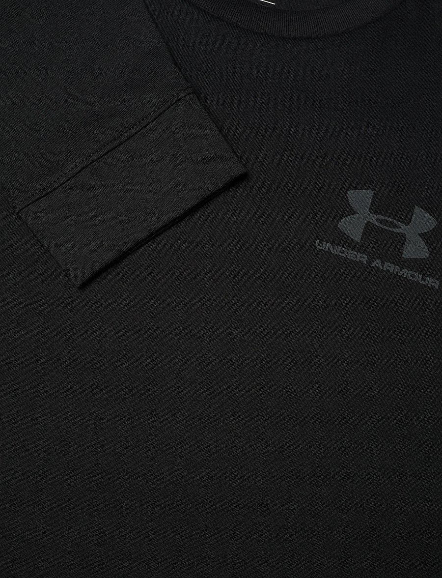 Under Armour - UA SPORTSTYLE LEFT CHEST LS - langarmshirts - black - 5