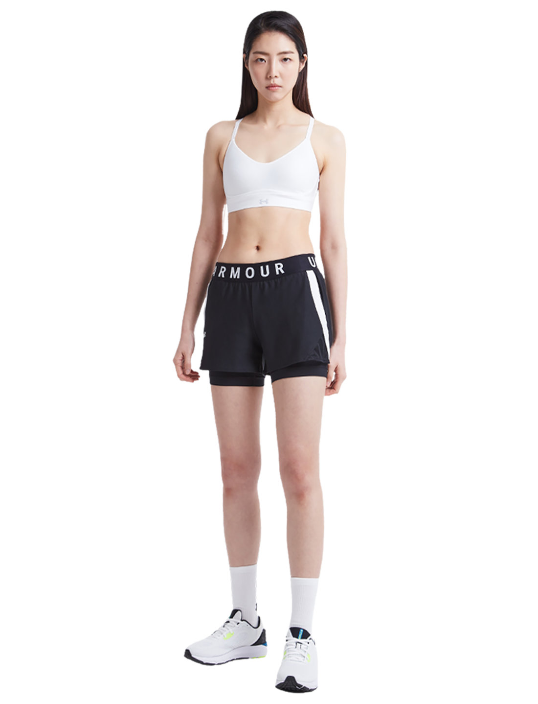 Under armour play sales up 2 shorts ladies