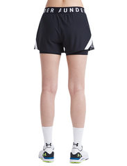 Under Armour - Play Up 2-in-1 Shorts - trening shorts - black - 4
