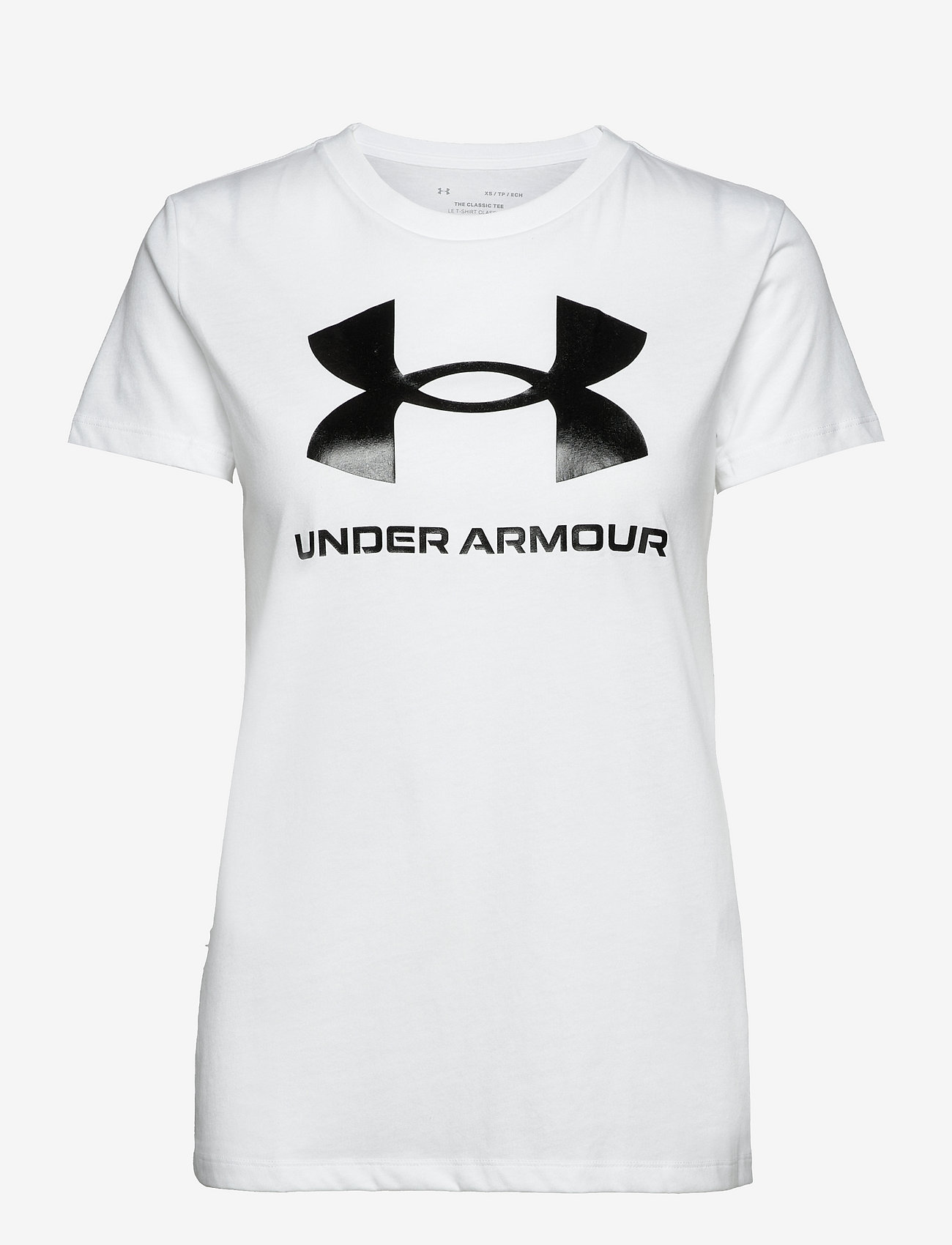 Under Armour - UA W SPORTSTYLE LOGO SS - topit & t-paidat - white - 1