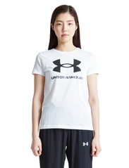 Under Armour - UA W SPORTSTYLE LOGO SS - topit & t-paidat - white - 3
