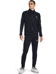 Under Armour - UA Knit Track Suit - mid layer jackets - black - 8