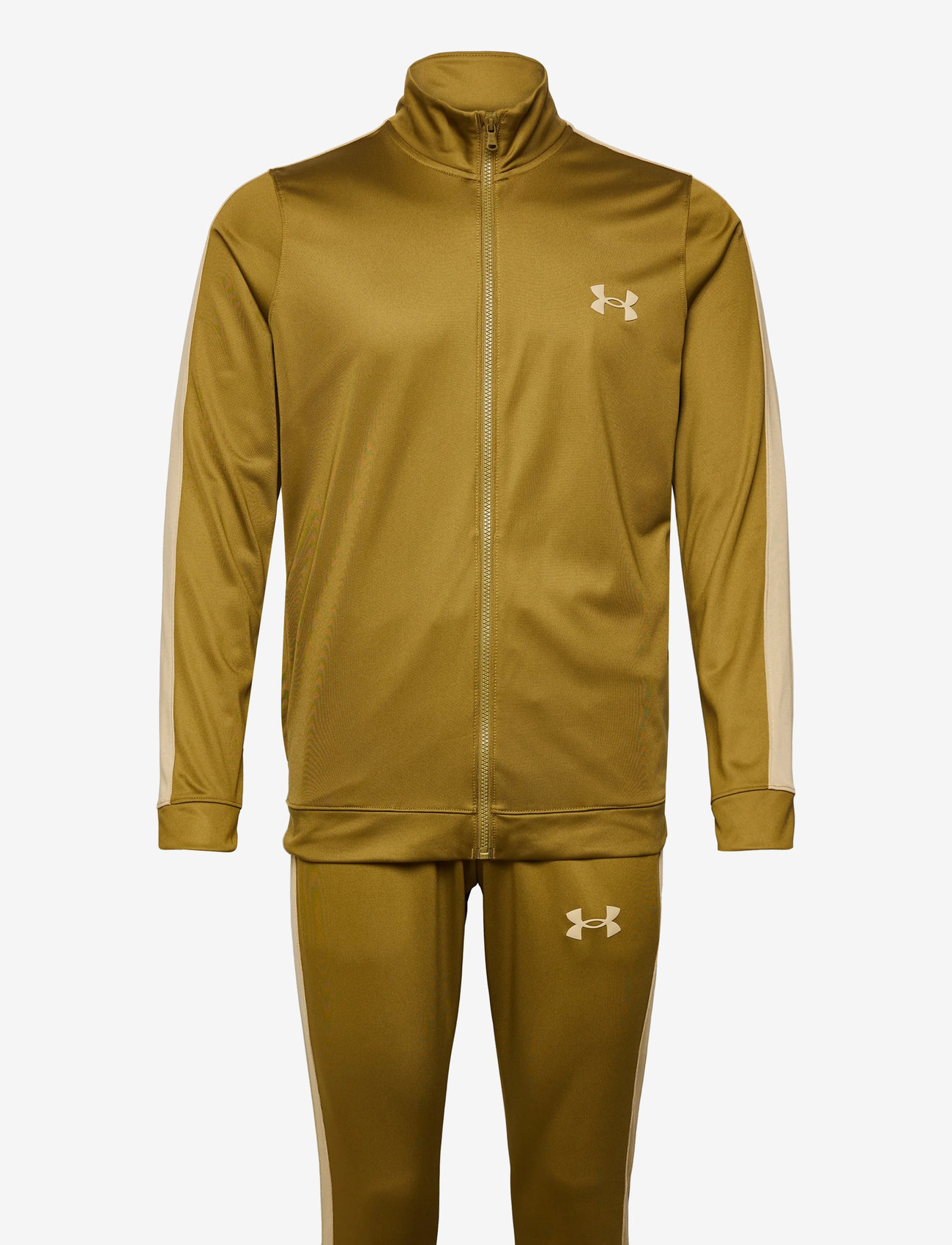 Under Armour - UA Rival Knit Track Suit - træningsdragter - canteen green - 1