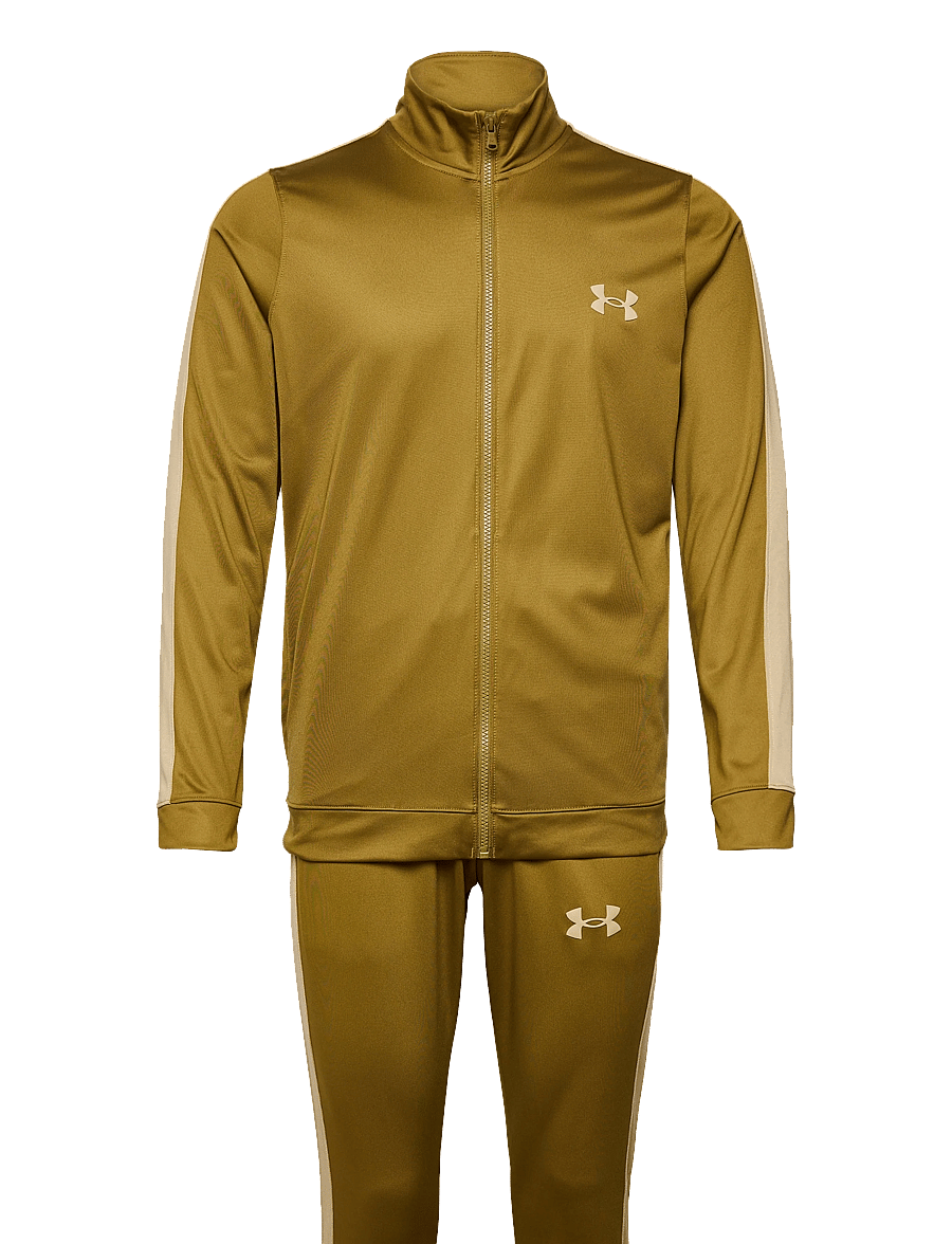 Under Armour - UA Rival Knit Track Suit - tracksuits - canteen green - 1