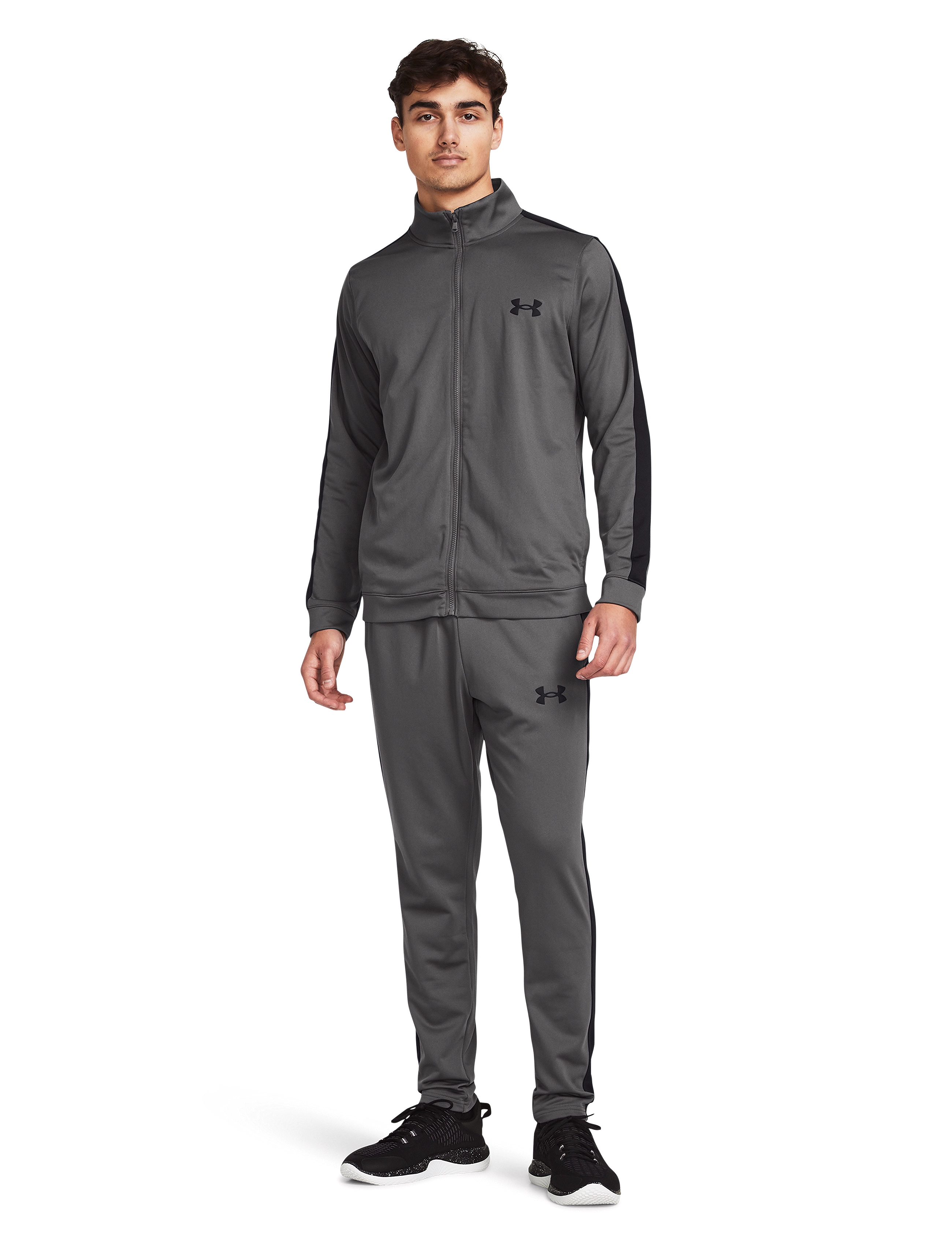 Under Armour Ua Rival Knit Track Suit, XL, Sweatshirts & Hoodies, Grau - Tracksuits Sets, Männerswear