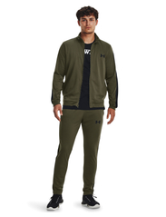 Under Armour - UA Knit Track Suit - mid layer jackets - marine od green - 4