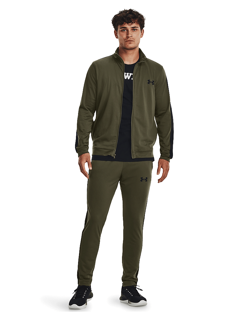 Under Armour - UA Rival Knit Track Suit - træningsdragter - marine od green - 0