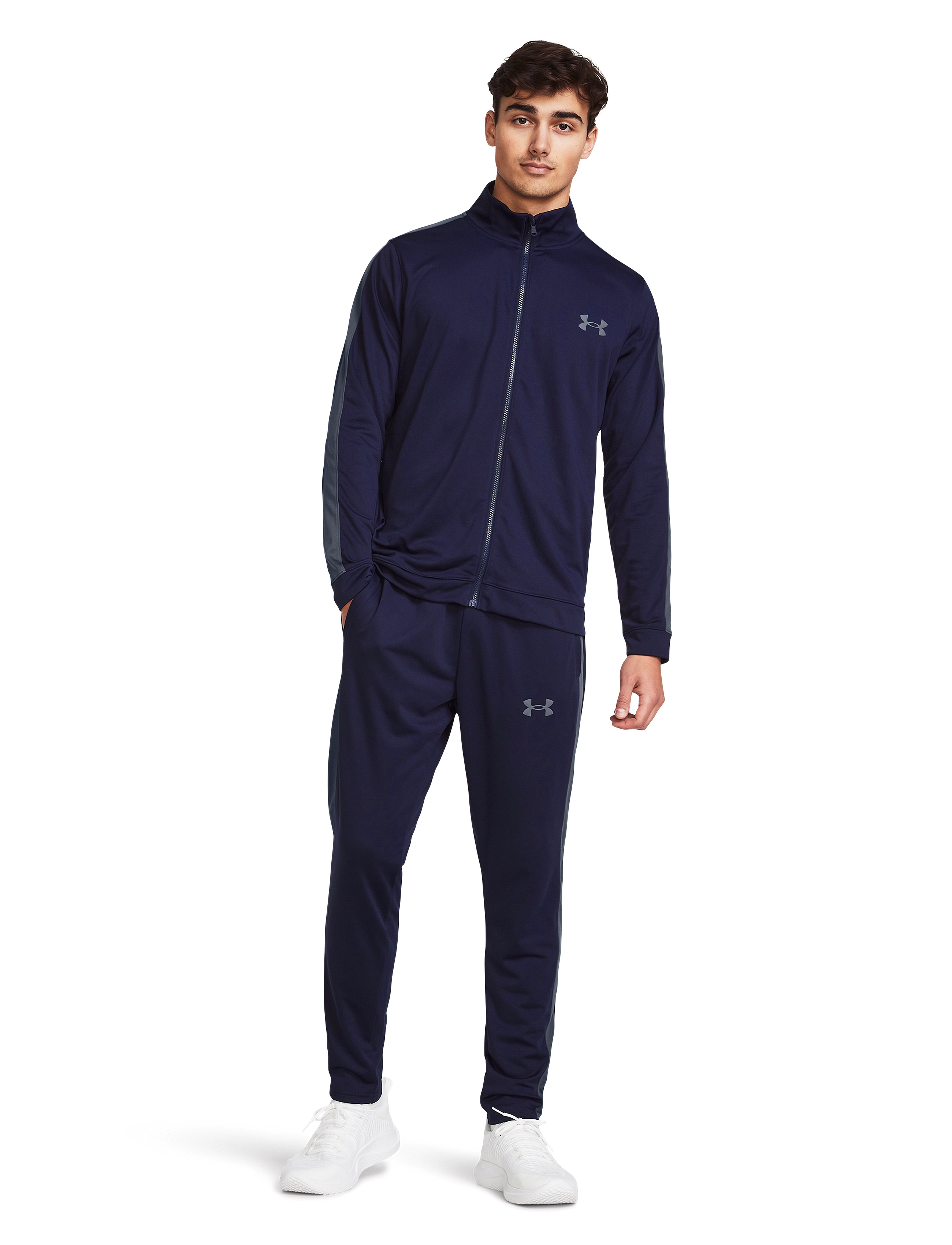 Under Armour Ua Rival Knit Track Suit, 3XL, Sweatshirts & Hoodies, Marineblau - Tracksuits Sets, Männerswear