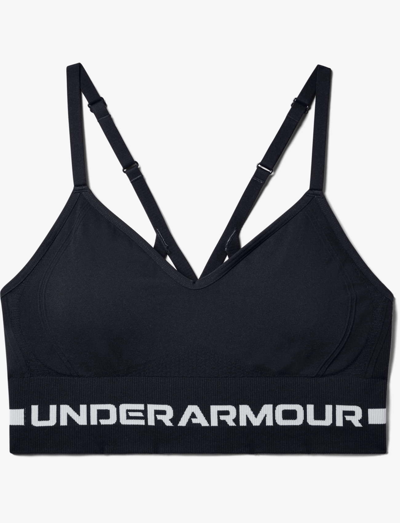 Under Armour - UA Seamless Low Long Bra - black - 1