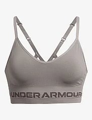 Under Armour - UA Seamless Low Long Bra - najniższe ceny - gray - 0