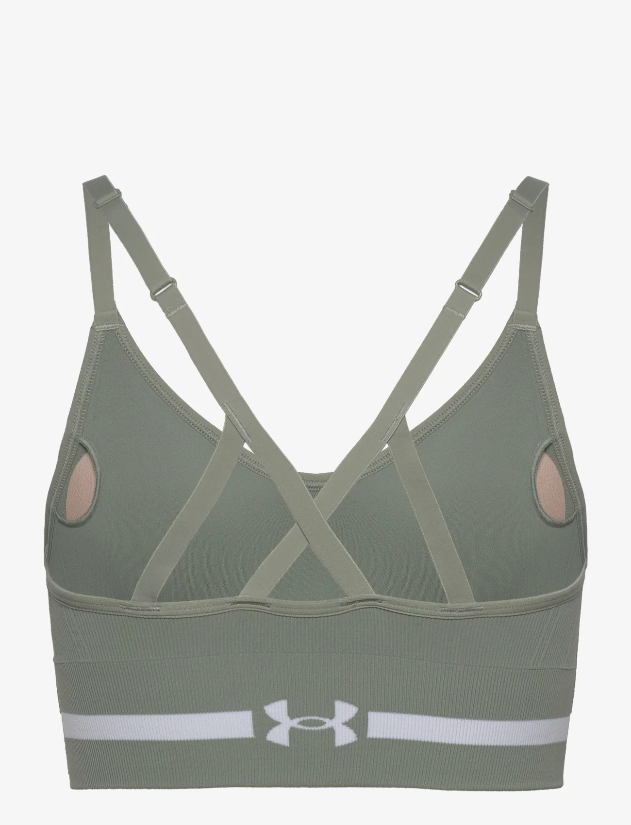 Under Armour - UA Seamless Low Long Bra - sports bh'er: lav støtte - grove green - 1