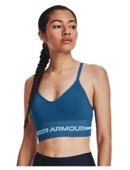 Under Armour - UA Seamless Low Long Bra - sport bras - varsity blue - 2