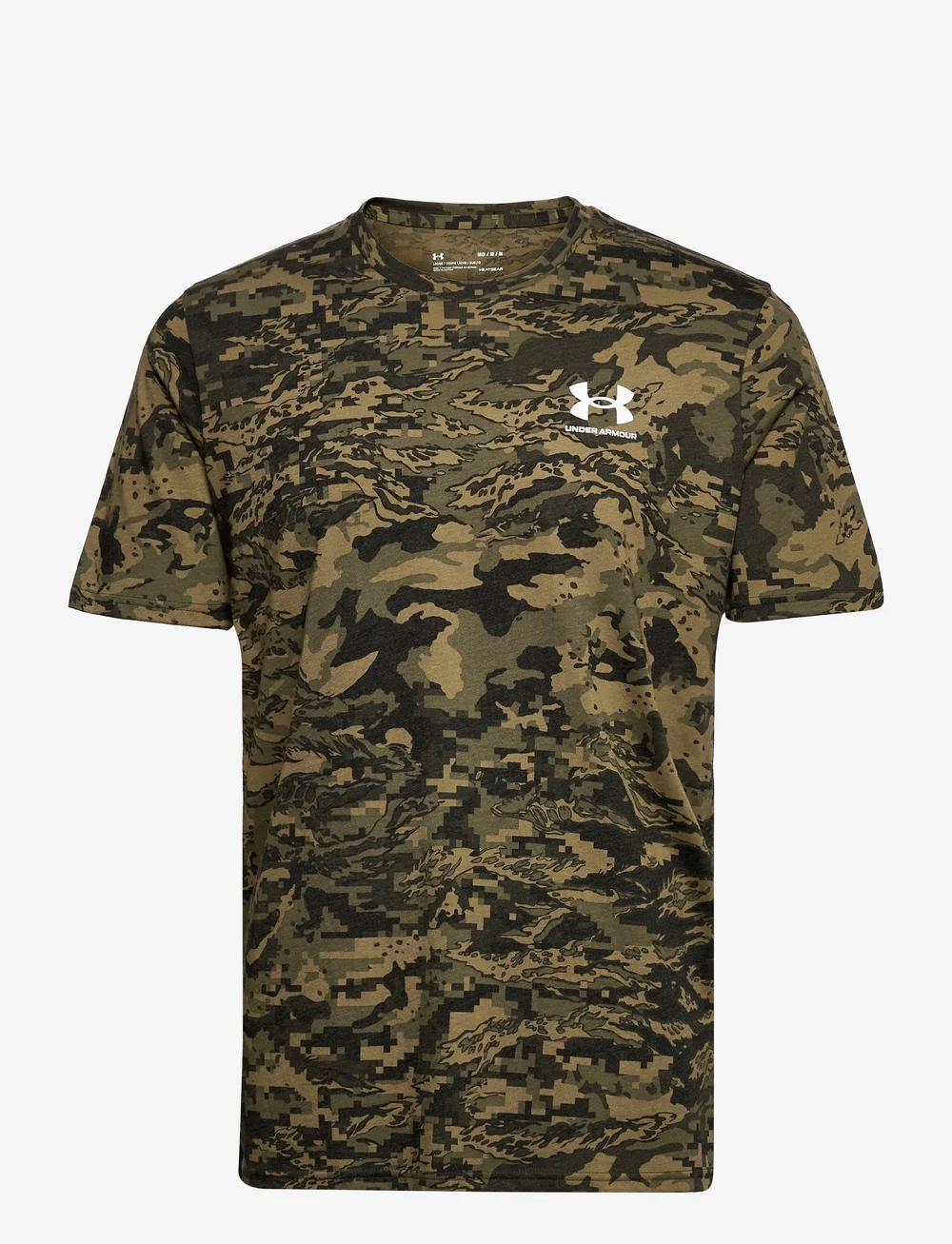 Under Armour - UA ABC CAMO SS - oberteile & t-shirts - black - 1