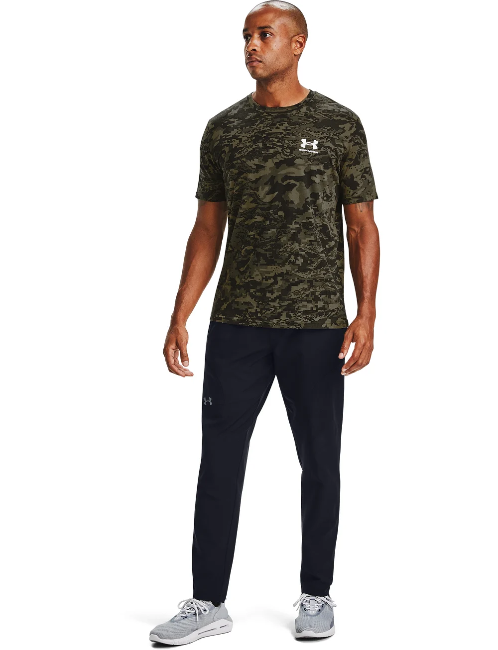 Under Armour - UA ABC CAMO SS - oberteile & t-shirts - black - 0