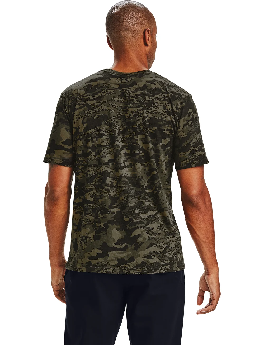 Under Armour - UA ABC CAMO SS - oberteile & t-shirts - black - 4