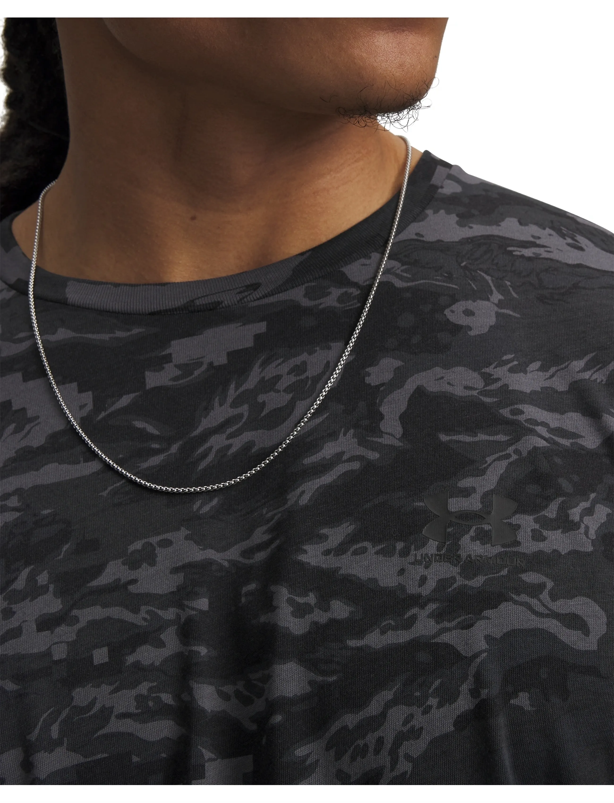 Under Armour - UA ABC CAMO SS - t-shirts - black - 4