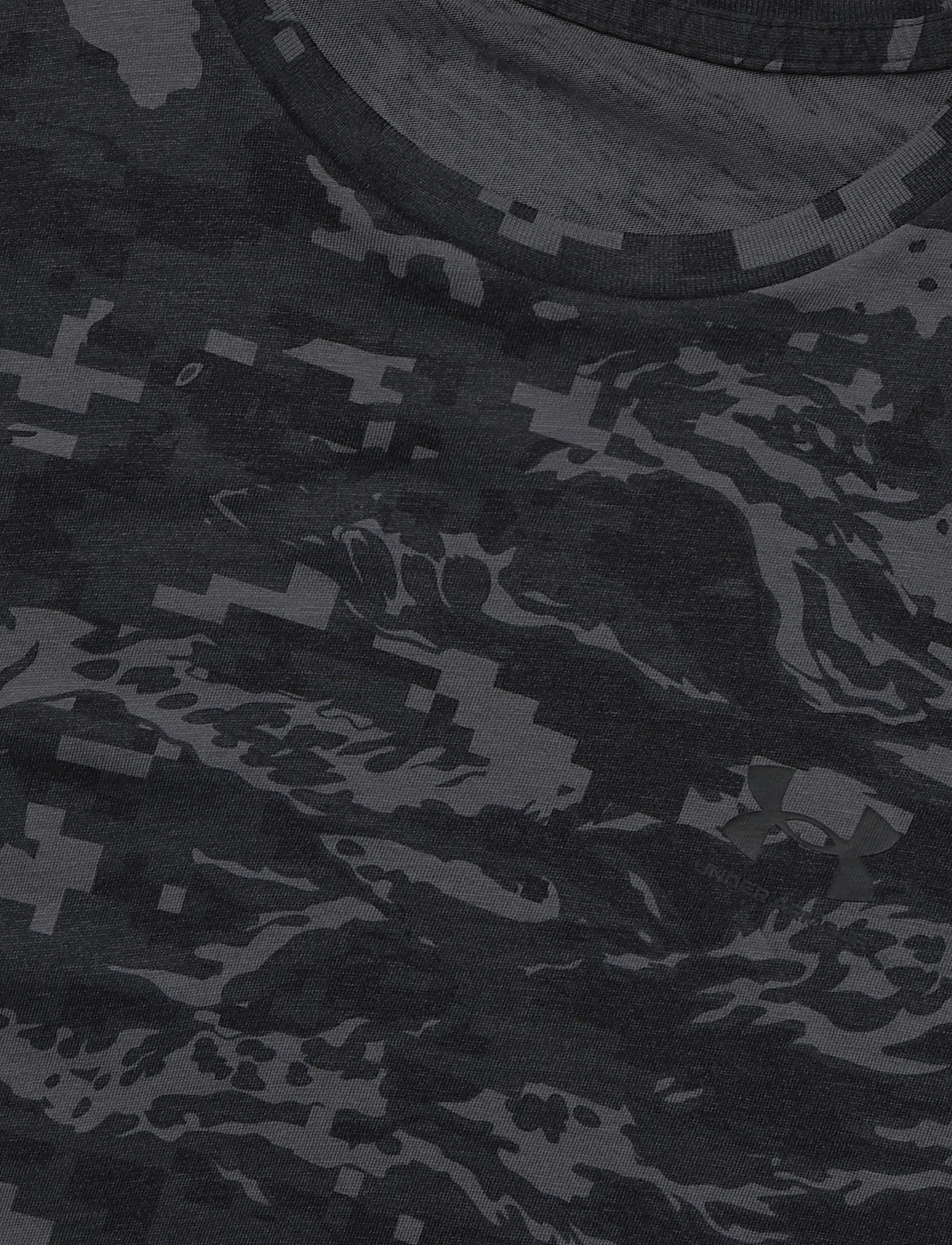Under Armour - UA ABC CAMO SS - t-shirts - black - 5