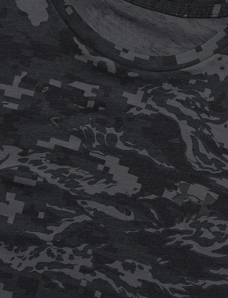 Under Armour - UA ABC CAMO SS - tops & t-shirts - black - 5