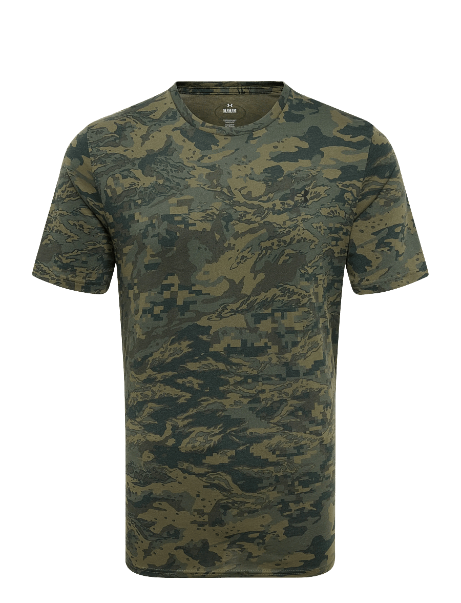 Under Armour - UA ABC CAMO SS - t-shirts - marine od green - 1