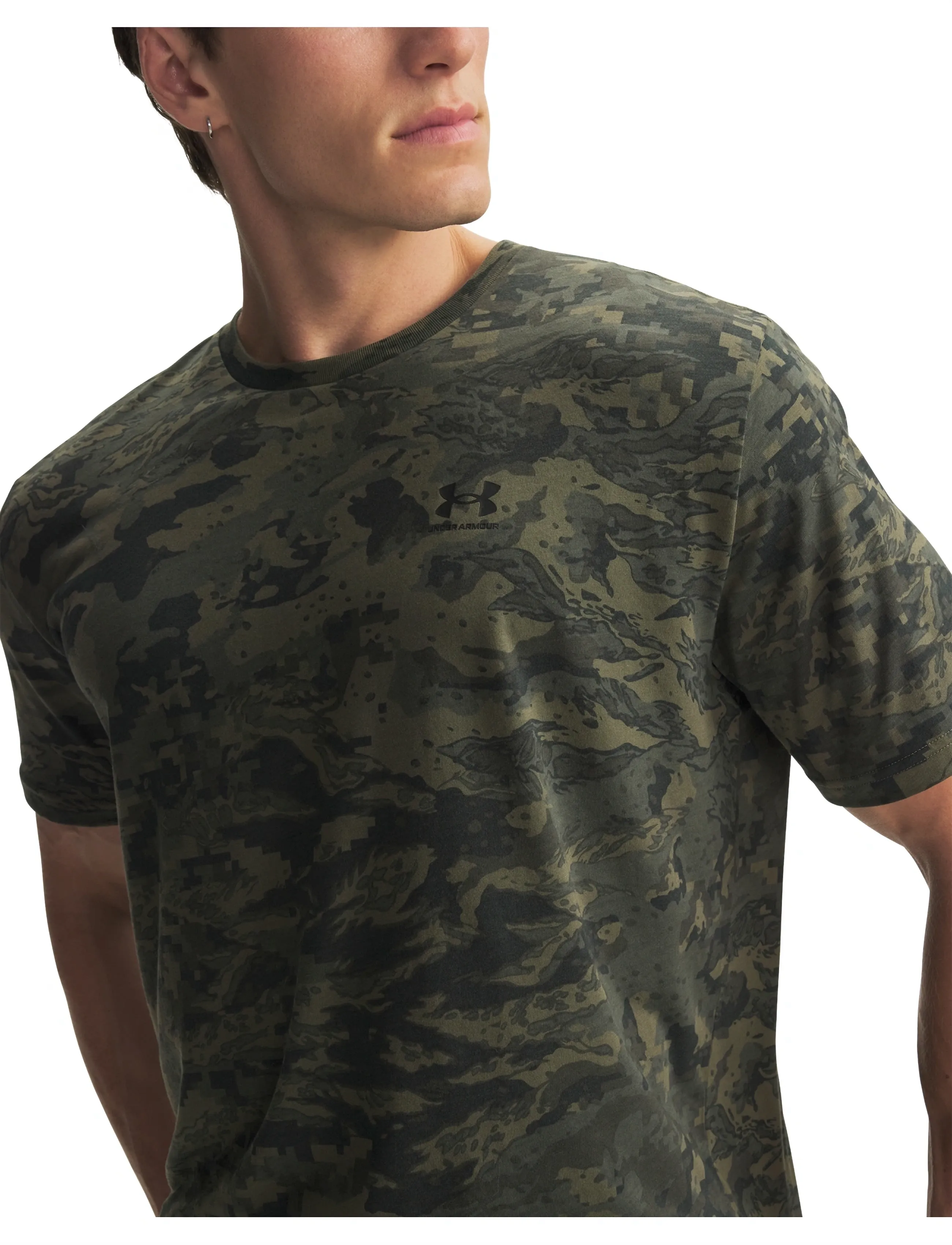 Under Armour - UA ABC CAMO SS - t-shirts - marine od green - 4
