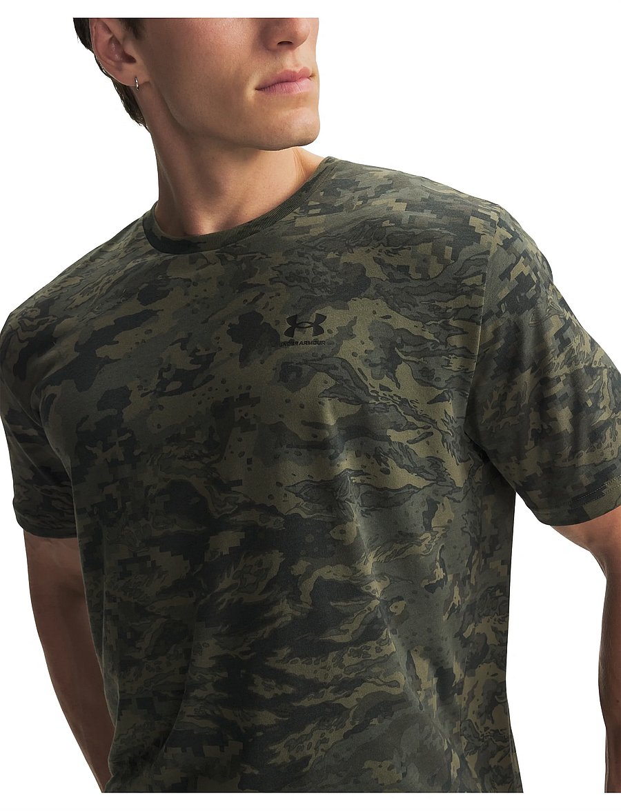 Under Armour - UA ABC CAMO SS - t-shirts - marine od green - 4