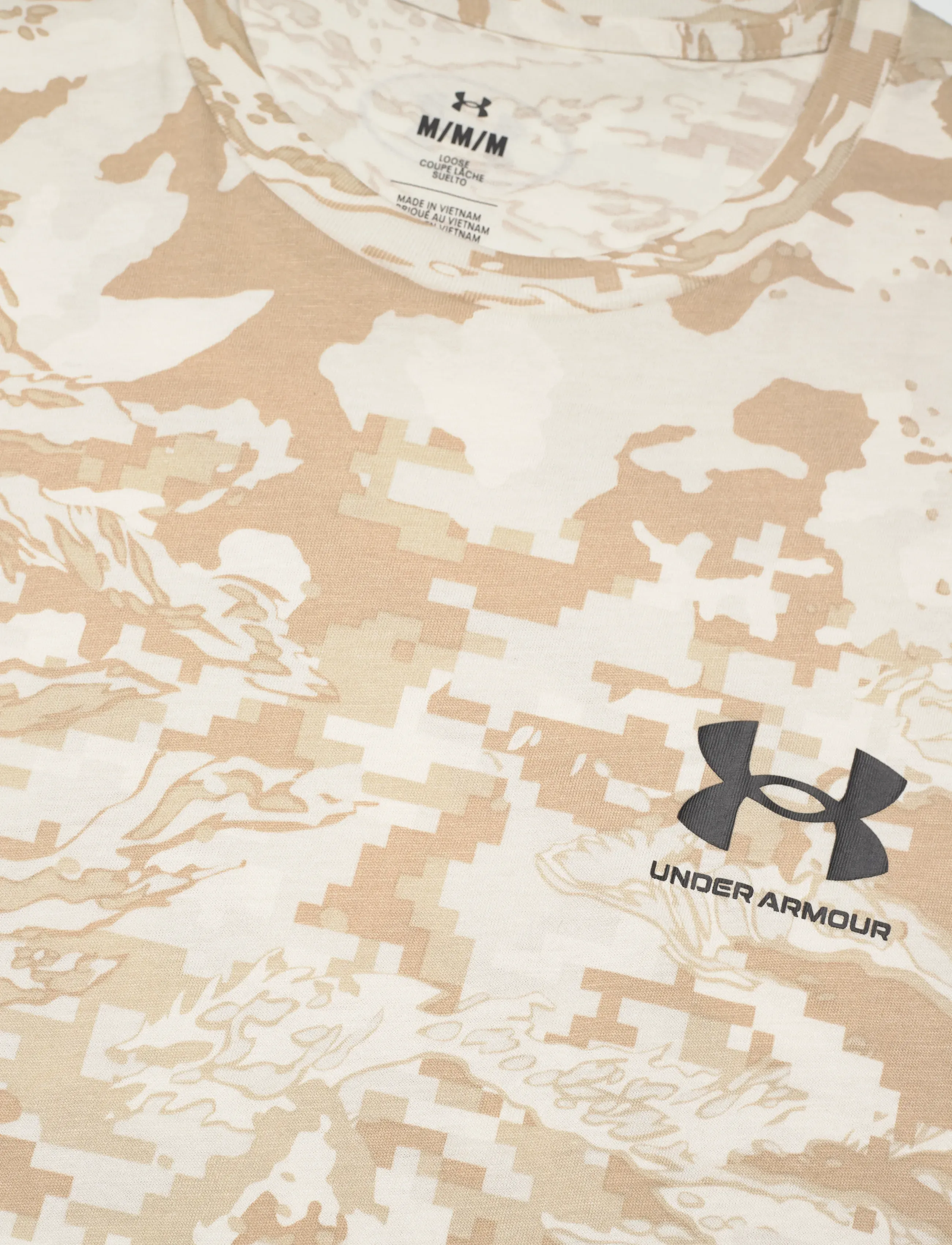 Under Armour - UA ABC CAMO SS - oberteile & t-shirts - stone - 4
