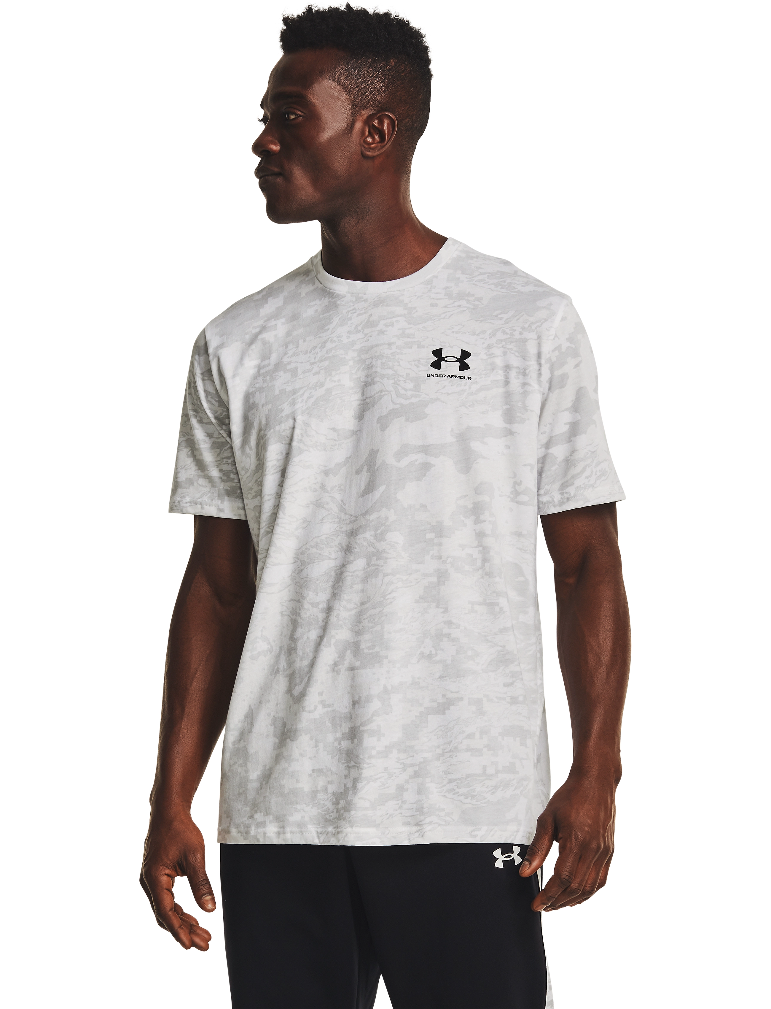 Under Armour - UA ABC CAMO SS - oberteile & t-shirts - white - 3