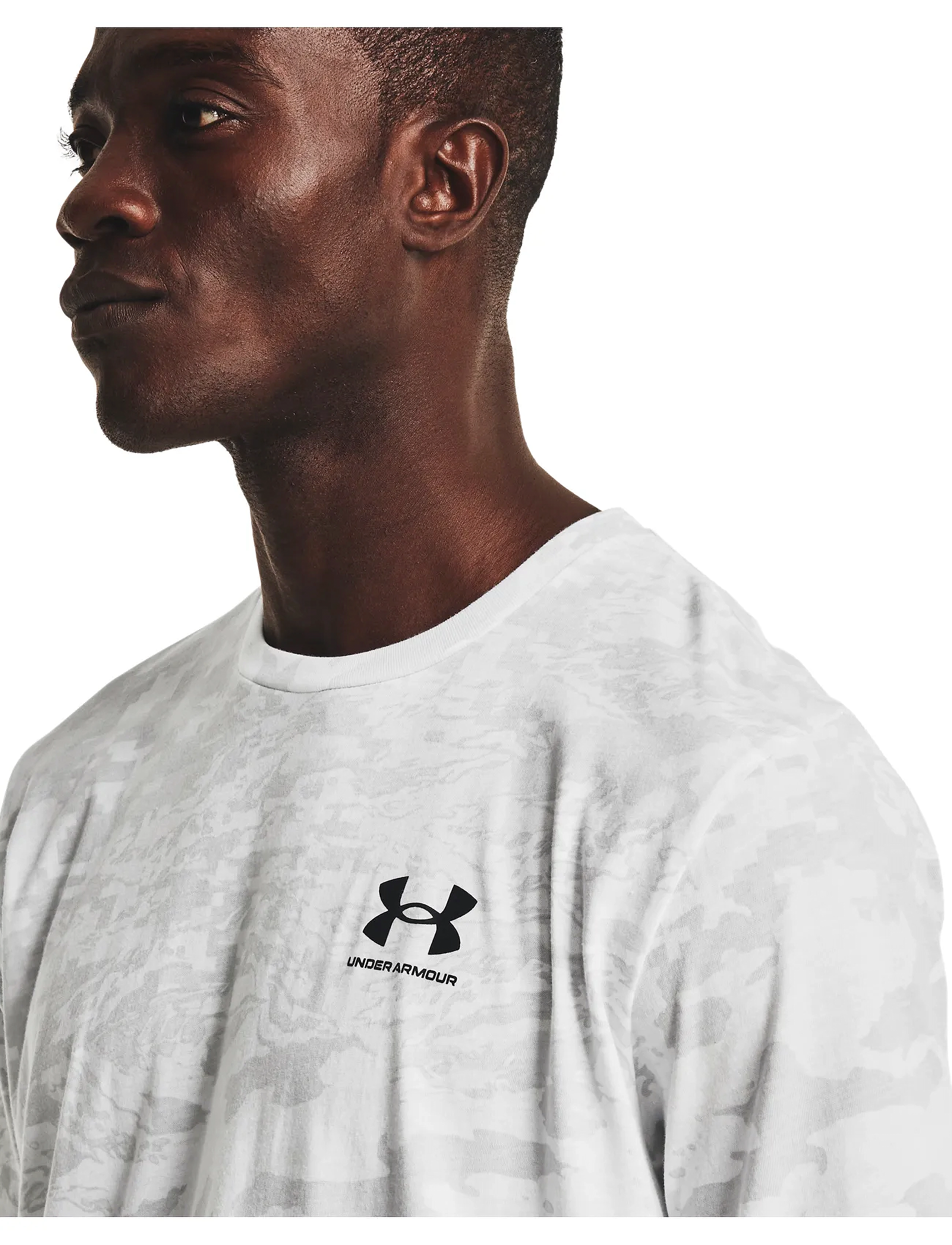 Under Armour - UA ABC CAMO SS - oberteile & t-shirts - white - 5