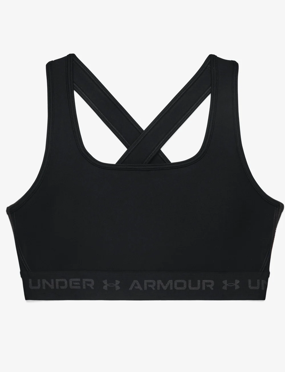 Under Armour - Crossback Mid Bra - medium support - black - 0