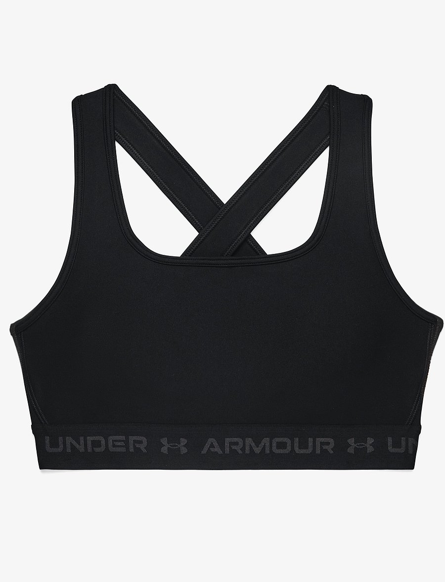 Under Armour - Crossback Mid Bra - mittlerer halt - black - 0