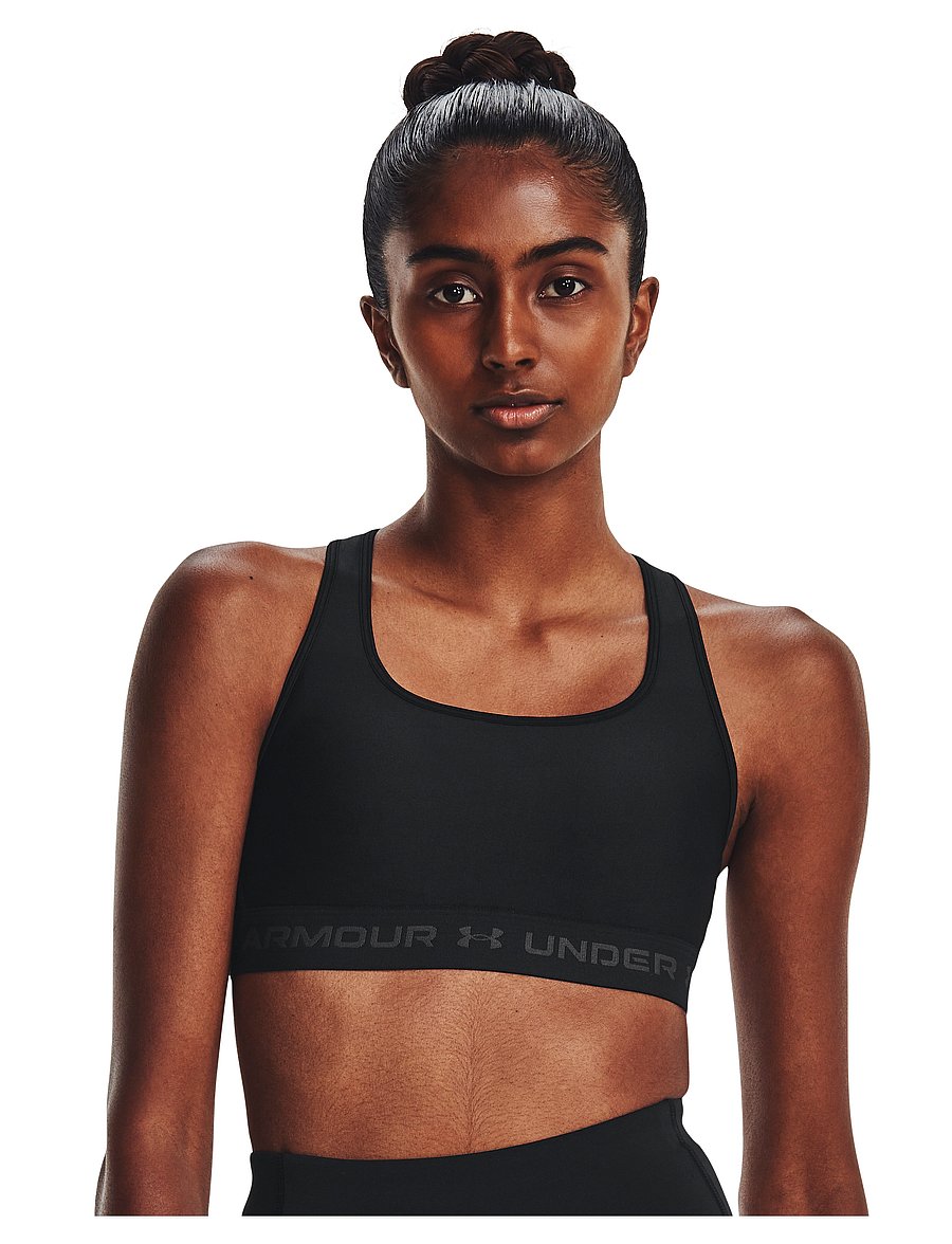 Under Armour - Crossback Mid Bra - mittlerer halt - black - 3