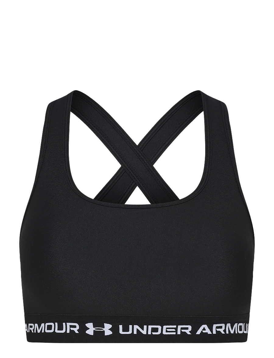 Under Armour - Crossback Mid Bra - medium support - black medium heather - 0