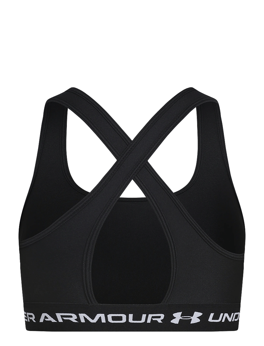 Under Armour - Crossback Mid Bra - medium support - black medium heather - 1