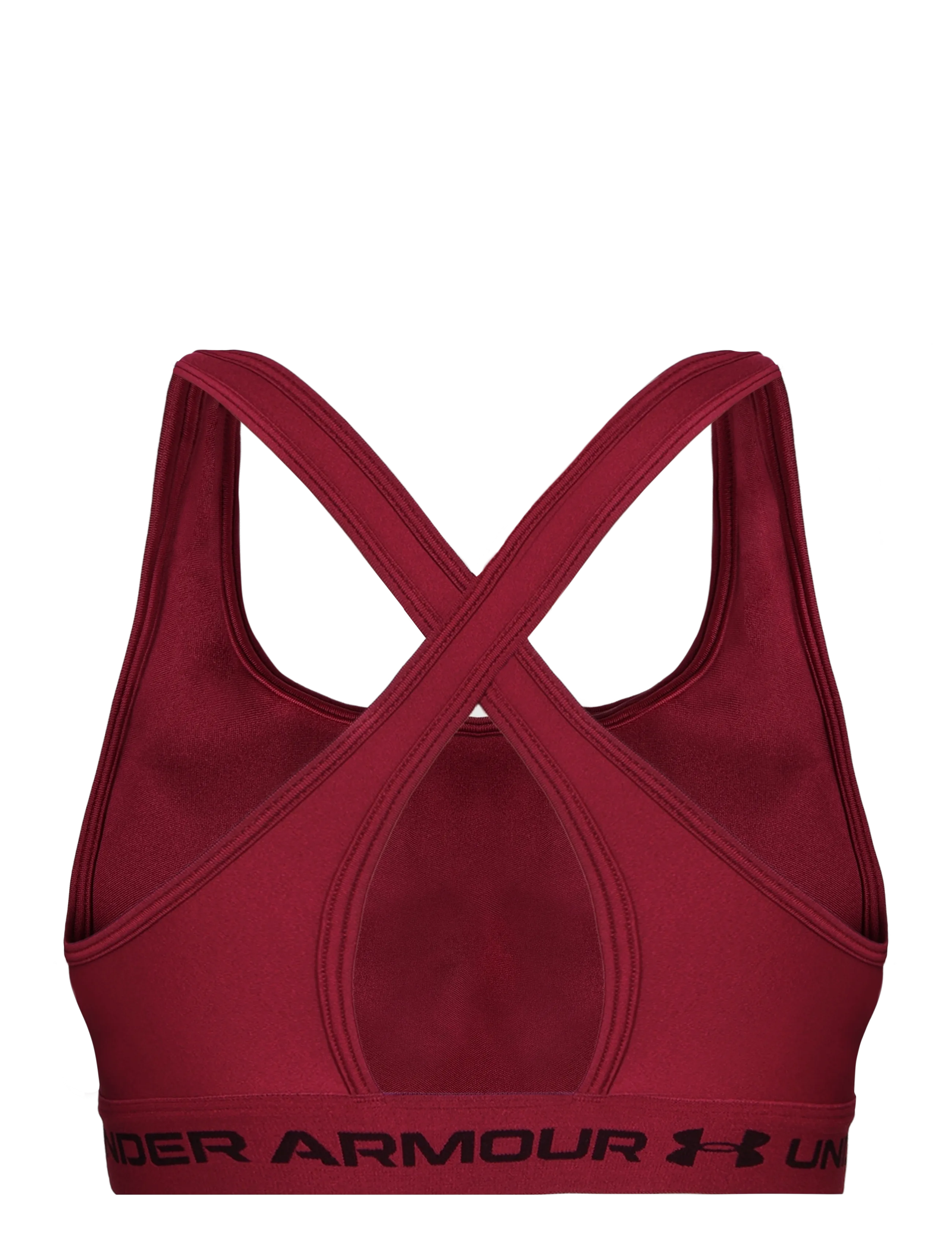 Under Armour - Crossback Mid Bra - mittlerer halt - claret - 2