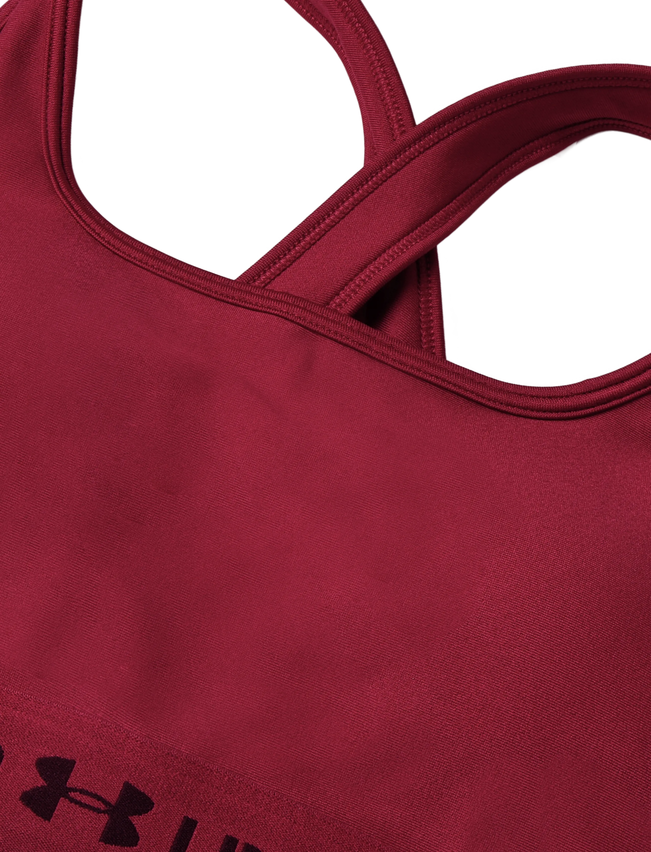 Under Armour - Crossback Mid Bra - mittlerer halt - claret - 5