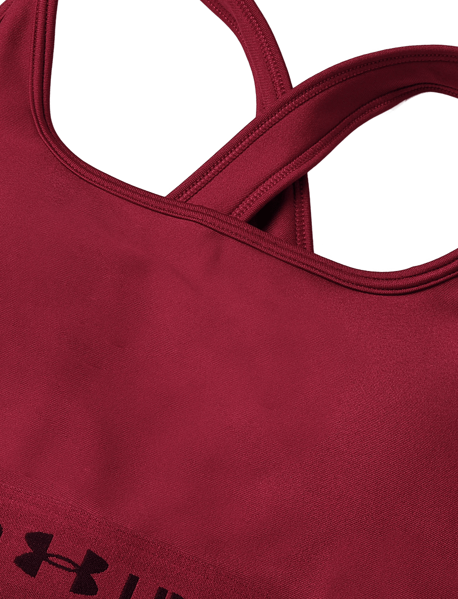 Under Armour - Crossback Mid Bra - mittlerer halt - claret - 5