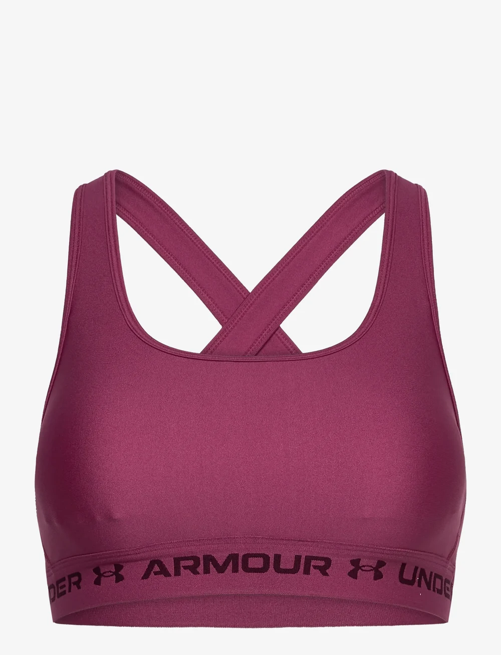Under Armour - Crossback Mid Bra - medium support - fuchsia dusk - 1