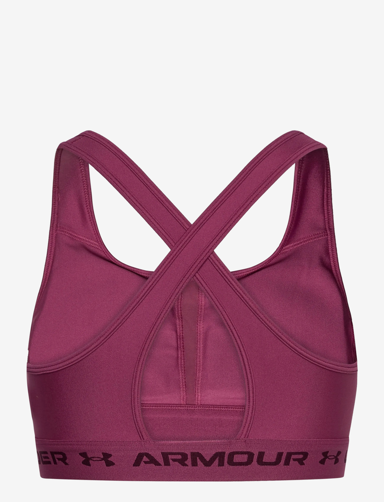 Under Armour - Crossback Mid Bra - mittlerer halt - fuchsia dusk - 2