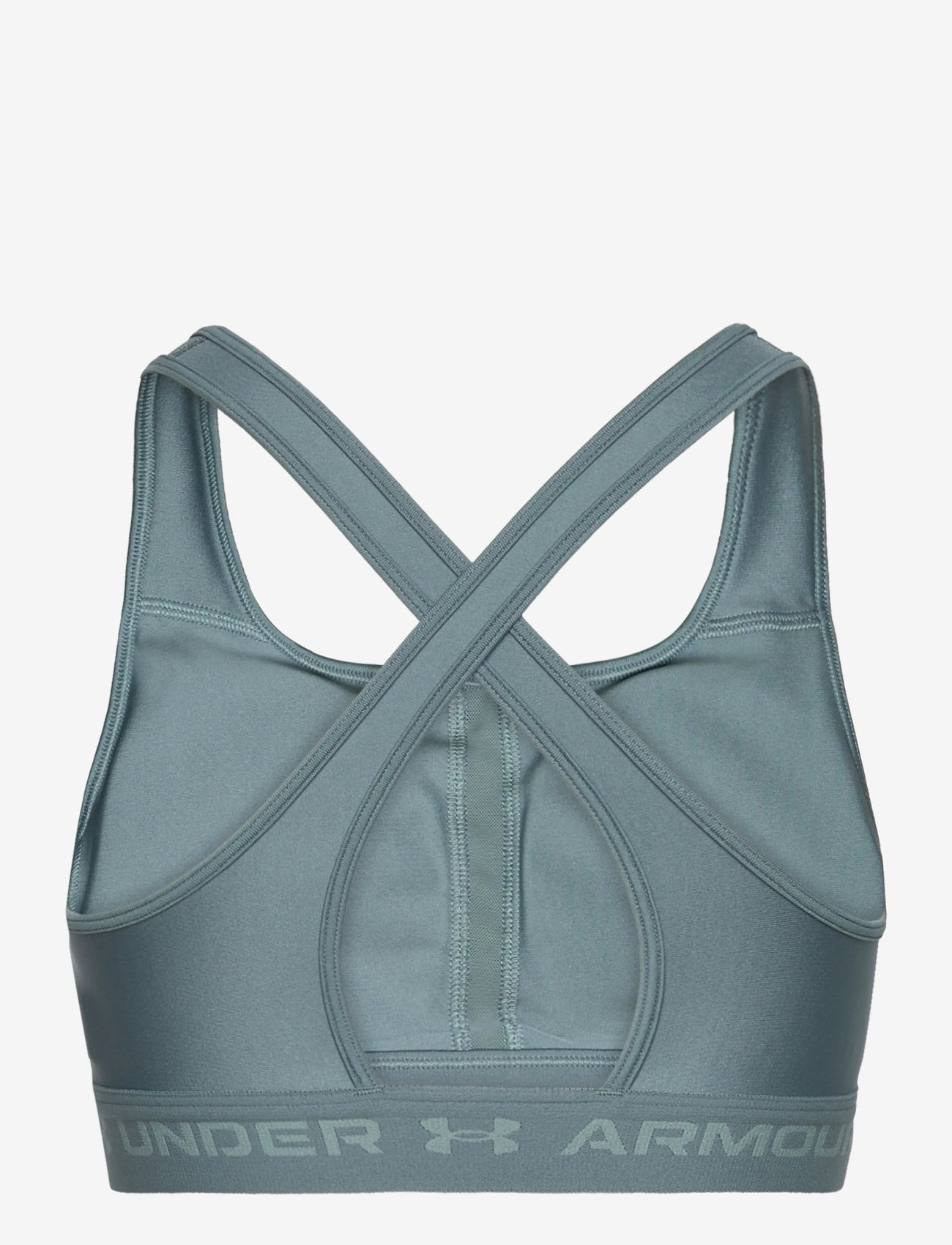 Under Armour - Crossback Mid Bra - medium støtte - jasper blue - 2