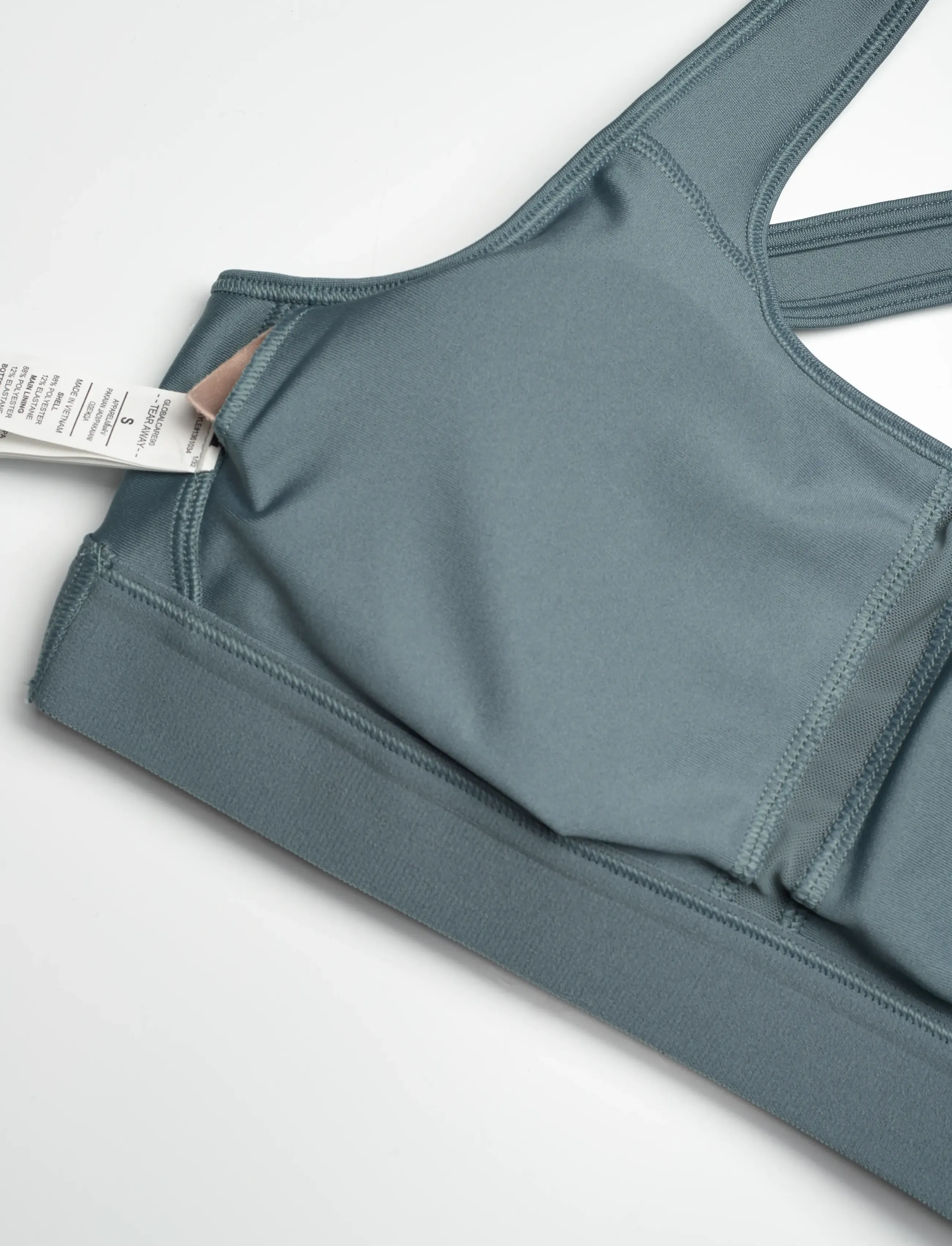 Under Armour - Crossback Mid Bra - sports bh'er: medium støtte - jasper blue - 4