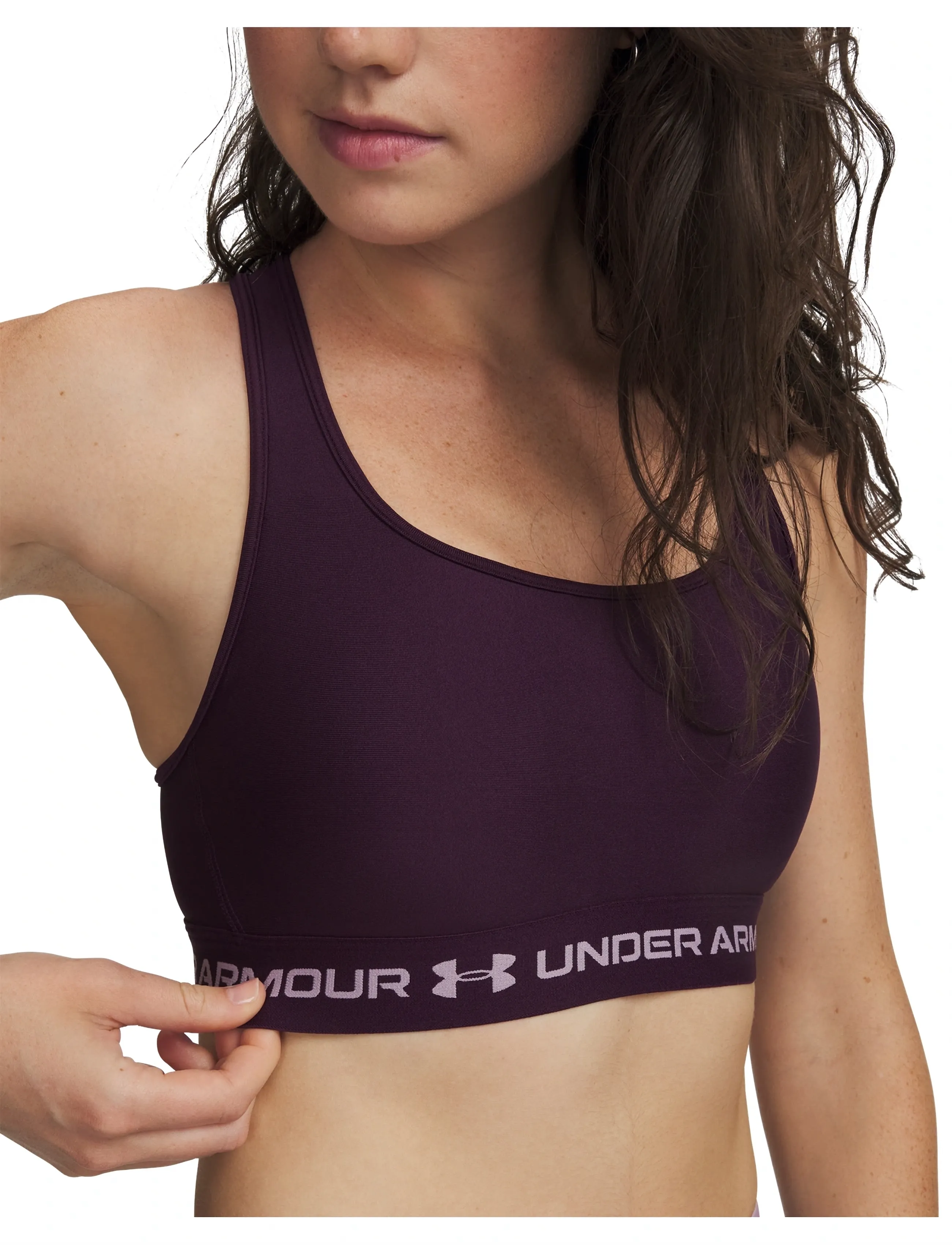 Under Armour - Crossback Mid Bra - medium support - purple echo - 4