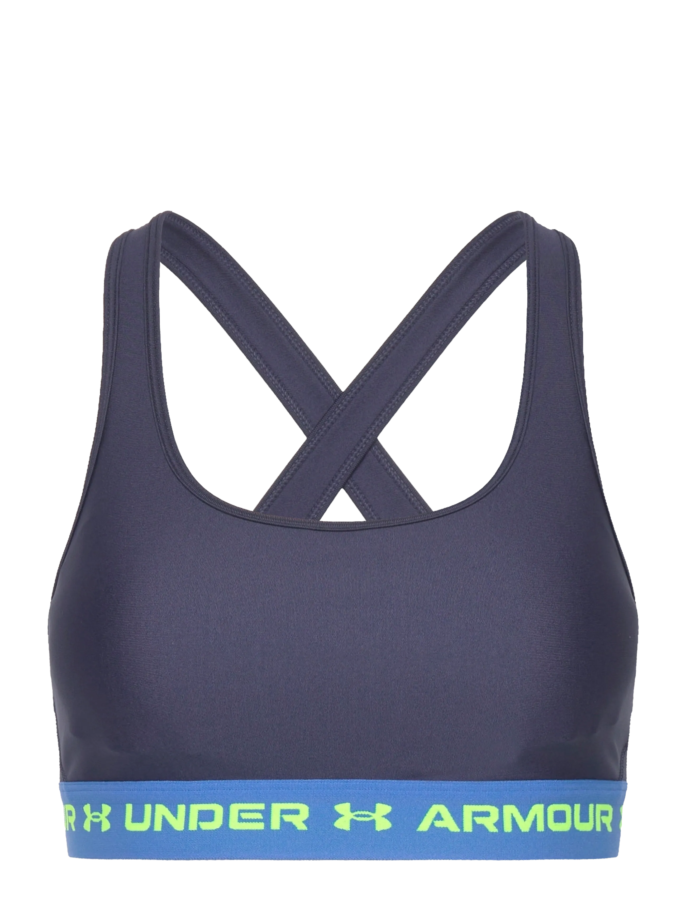 Under Armour Crossback Mid Bra - Padel - WASHED NAVY / blue