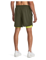 Under Armour - UA LAUNCH 7'' 2-IN-1 SHORT - training shorts - marine od green - 4