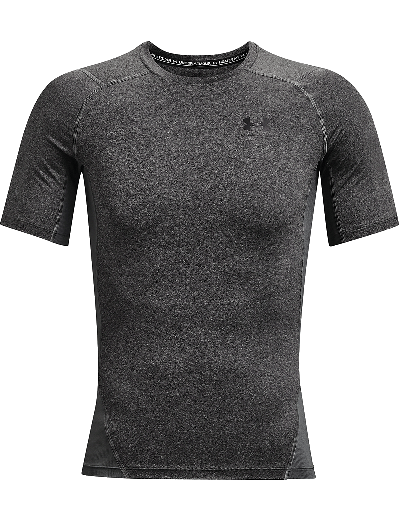 Under Armour - UA HG Armour Comp SS - t-shirts - carbon heather - 2
