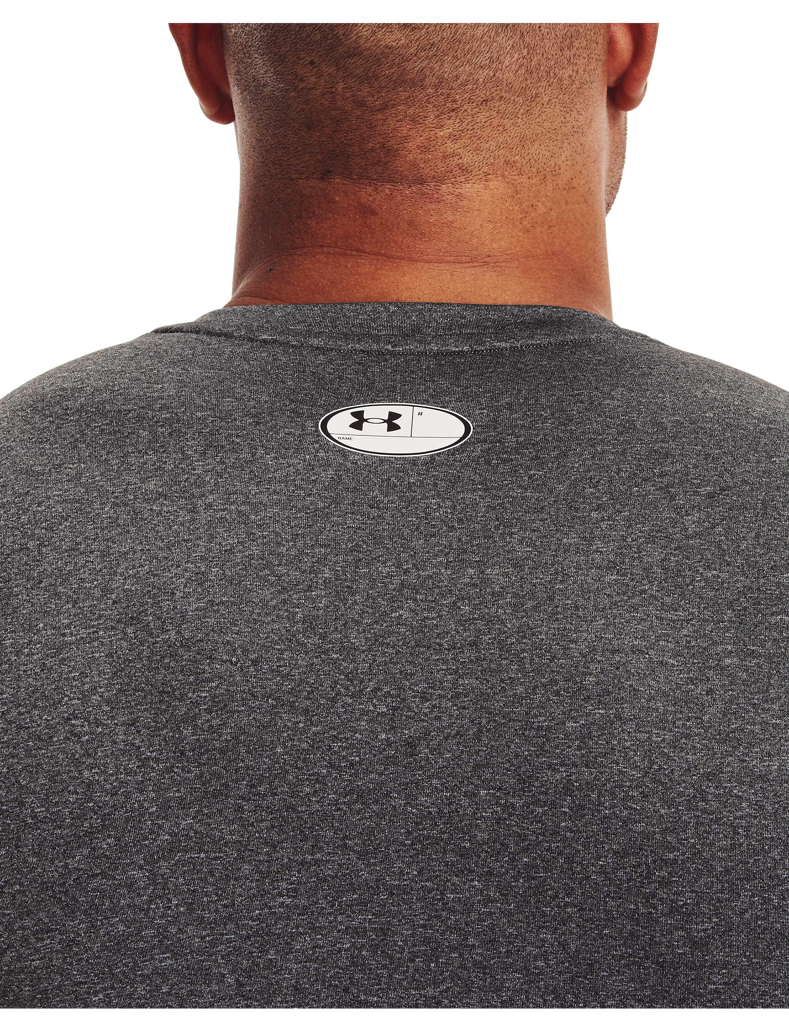 Under Armour - UA HG Armour Comp SS - t-särgid - carbon heather - 5
