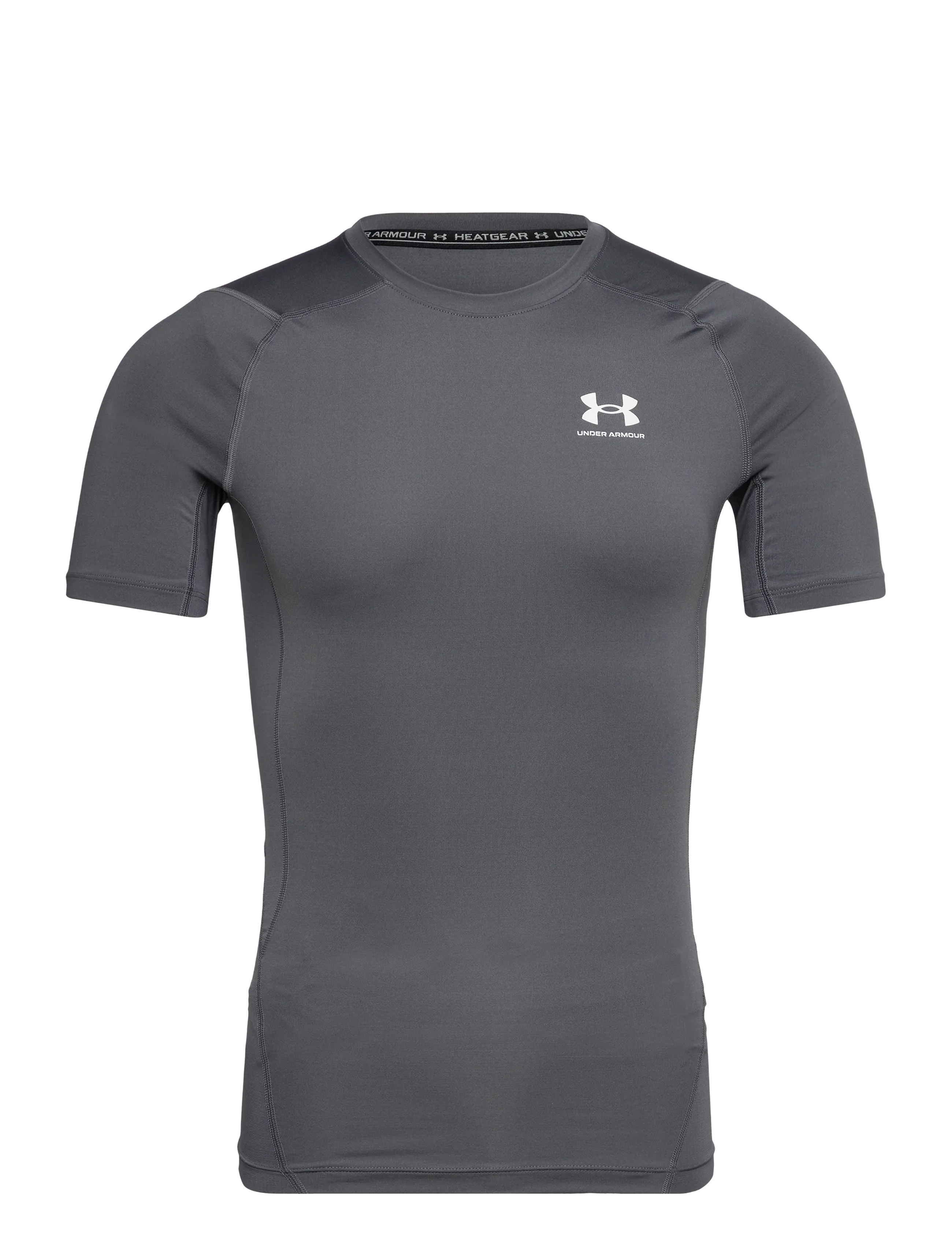 Under Armour UA HG Armour Comp SS - Nyheter - CASTLEROCK / grey